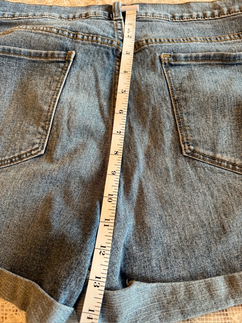 Old Navy Light Blue Denim Jean Shorts - Picture 2 of 6